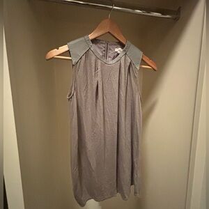 Helmet Lang, Heather Gray sleeveless blouse